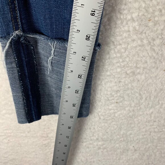 KanCan Women's Mid Rise Distressed Ankle Skinny Jeans Medium Wash Size 5/26 9011 - Picture 5 of 9